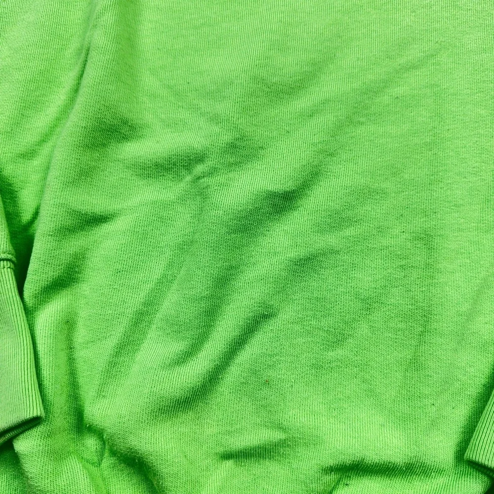 Polo Ralph Lauren Sweatshirt Men Large Lime Green Crewneck Sweater Orange Pony